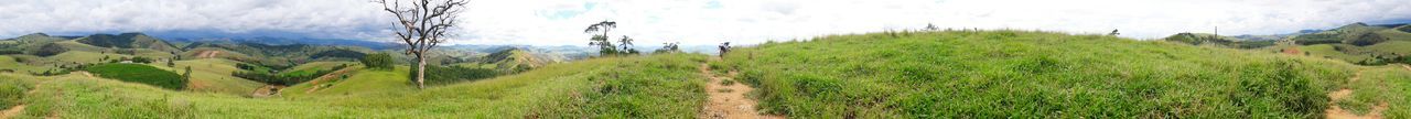 Panoramic view of landscape against sky