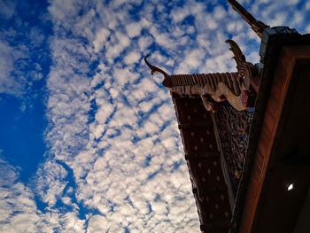 Low angle view of buildings against sky