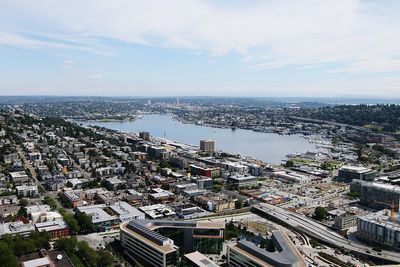 Aerial view of cityscape