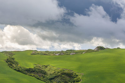 Panoramic view of landscape against sky