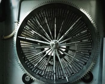 Close-up of electric fan