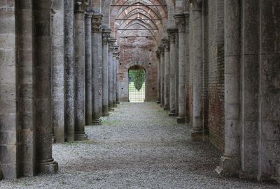 Corridor of historic building