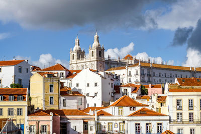 View of church against cloudy sky