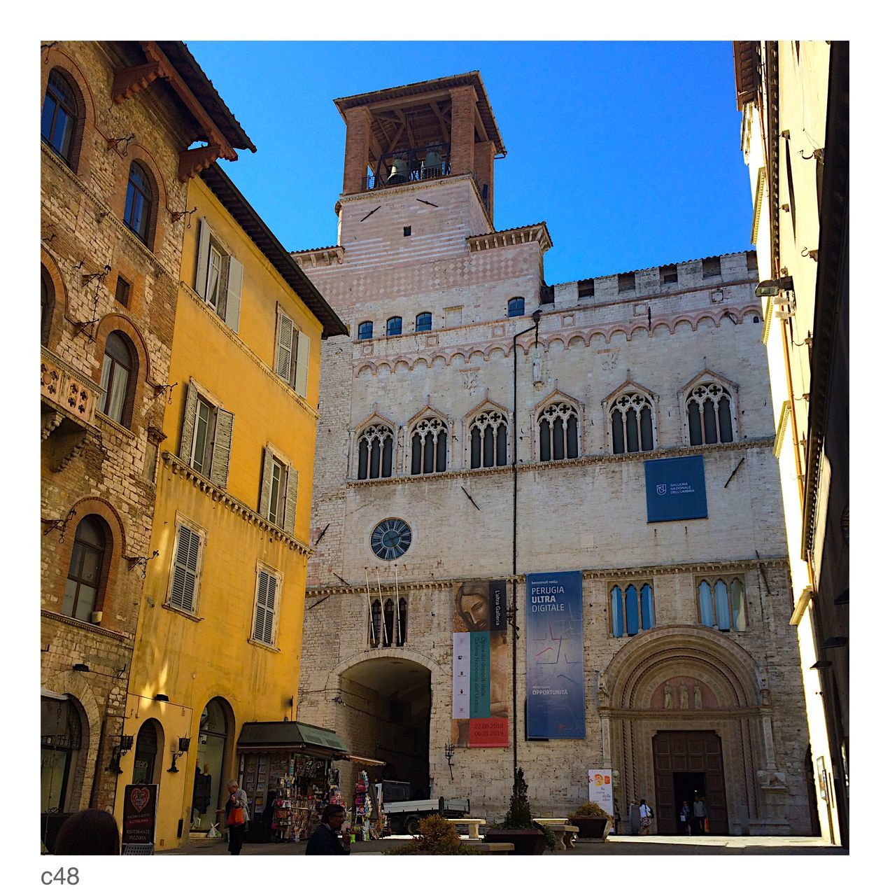 architecture, building exterior, built structure, building, sky, city, the past, transfer print, history, low angle view, clear sky, arch, window, nature, auto post production filter, day, incidental people, outdoors, travel destinations, blue