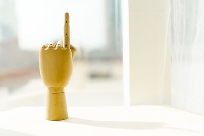 Close-up of drink in glass on table