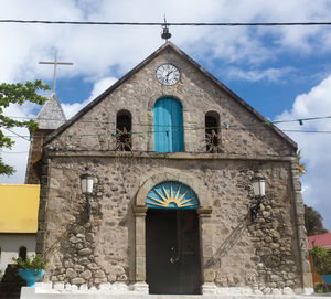 Low angle view of church