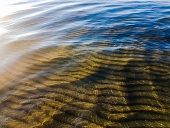 Full frame shot of rippled water