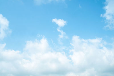 Low angle view of clouds in sky