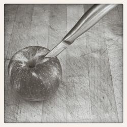 Close-up of food on table