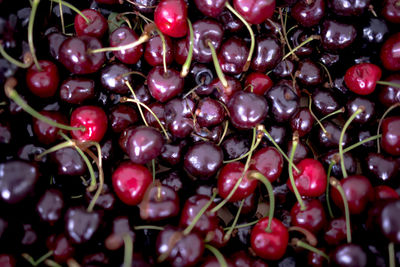 Full frame shot of cherries