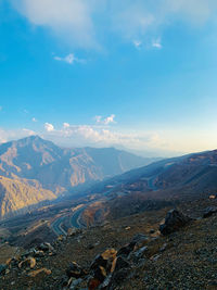 Scenic view of landscape against sky