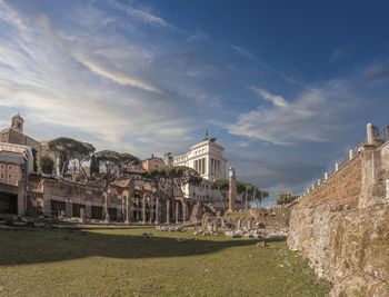 Altar of the fatherland seen from the imperial forums