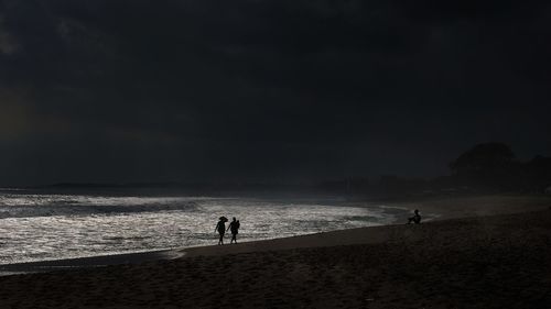 Scenic view of calm sea