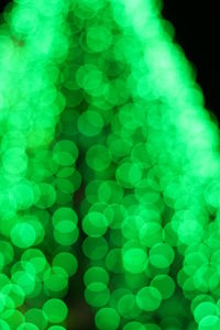 Defocused image of illuminated lights