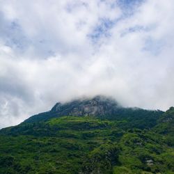 Scenic view of mountain against sky