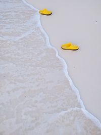 Footprints on sand