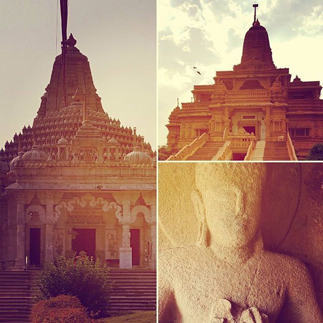 LOW ANGLE VIEW OF TEMPLE WITH TEMPLE