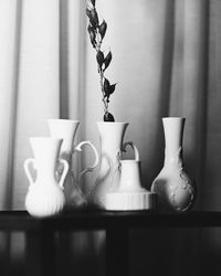 Close-up of teapot on table