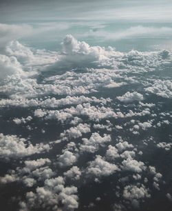 Aerial view of cloudscape