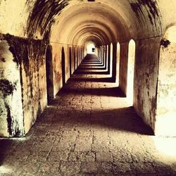 Corridor of historic building