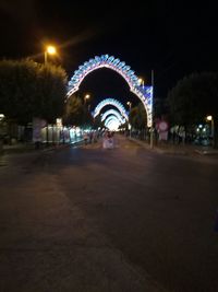 City street at night