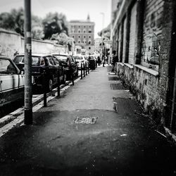 Street amidst buildings in city