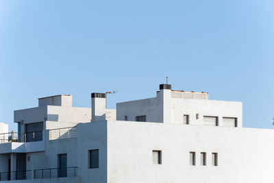 Exterior of building against clear sky