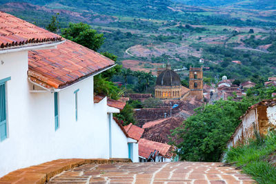 Houses in a mountain