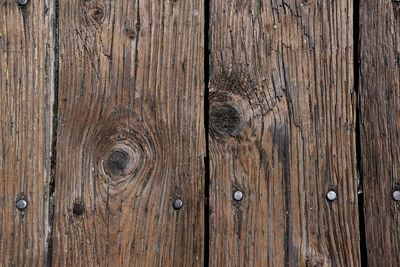 Full frame shot of wooden door