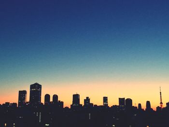 View of illuminated cityscape at night