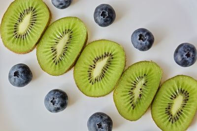Close-up of fruits in plate