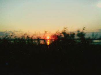 Scenic view of sky at sunset