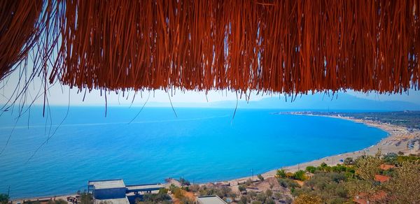 Panoramic shot of sea against sky