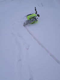 Man skiing on snow