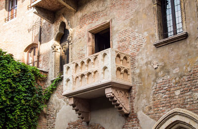 Low angle view of historical building