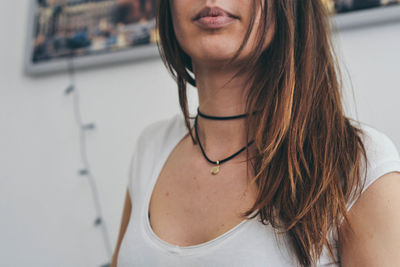 Close-up of mid adult man