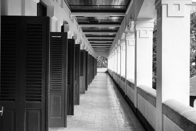 Corridor in building