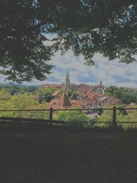 Built structure on landscape