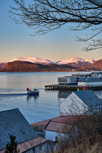 Fishing boat entering Ålesund, norway.