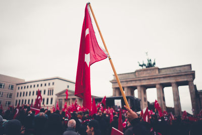 Crowd downtown in berlin