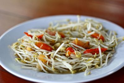 Close-up of food in plate