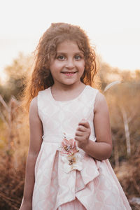 Portrait of a smiling girl