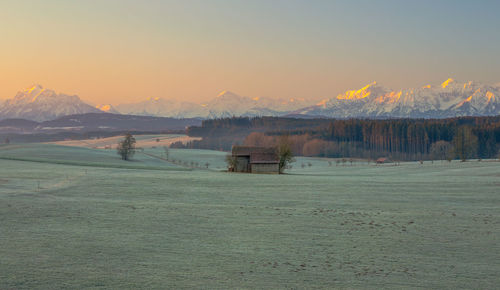 Scenic view of landscape against sky