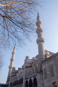 Low angle view of historical building against sky