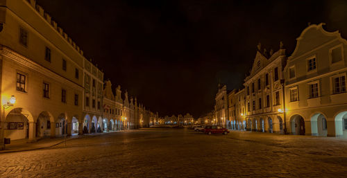 City street at night