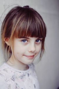 Portrait of cute girl