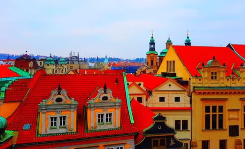 View of buildings in city