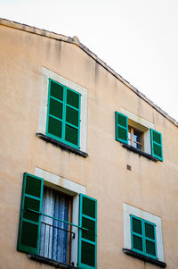 Low angle view of building against sky