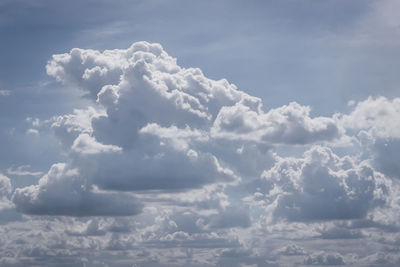 Low angle view of clouds in sky