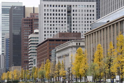 View of buildings in city